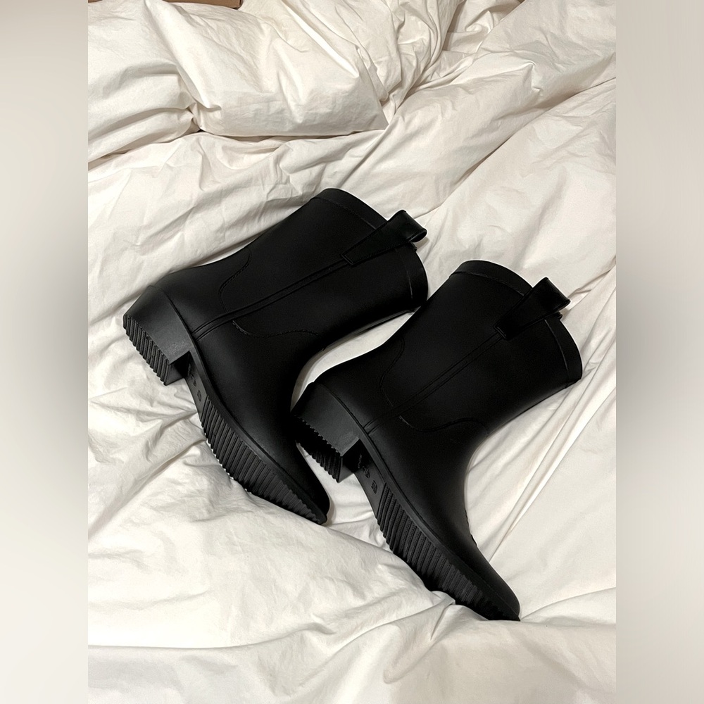 Dakota Ridge rain cowboy boots black womens 10